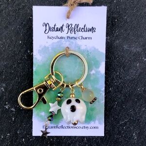 Ghost Halloween Keychain